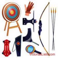 SALE: Archery Equipment Bows and Arrows